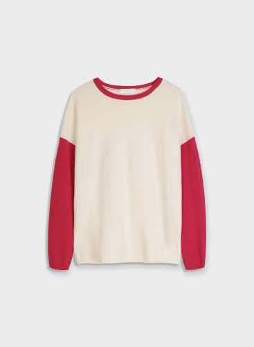 Cashmere Long Sleeve Round Neck Pull