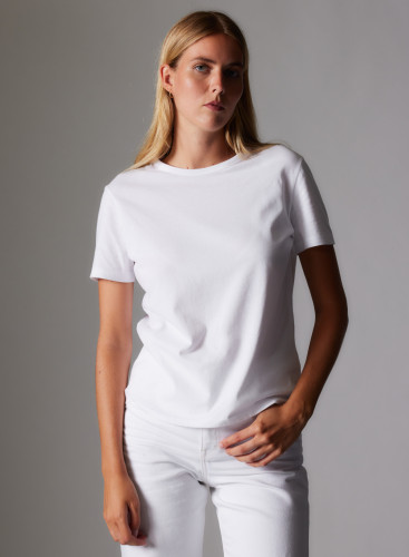 Cotton Short Sleeve Round Neck T-Shirt