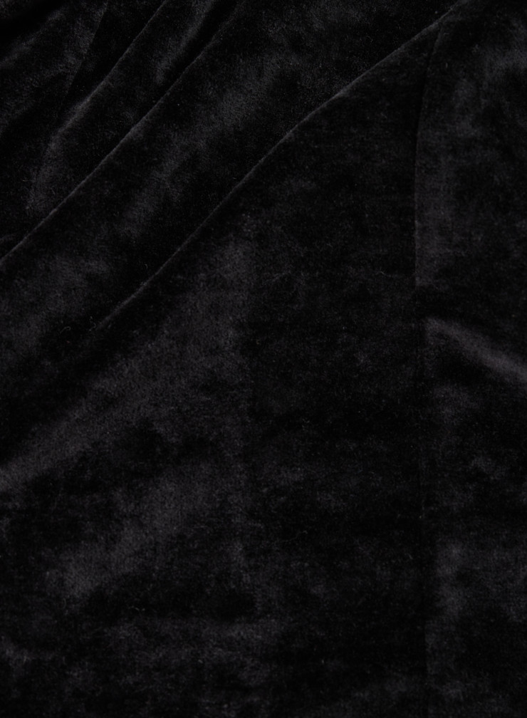 Veste en Coton / Modal / Elasthanne Noir FEMME|Majestic Filatures