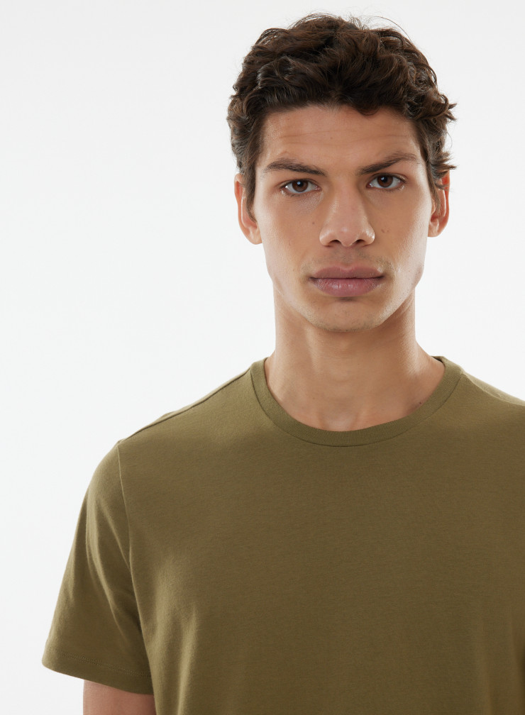 Julien round neck t-shirt in Organic Cotton
