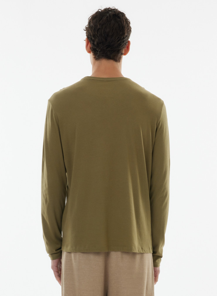 James long sleeves t-shirt in Organic Cotton