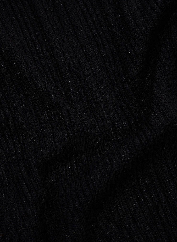 V-Ausschnitt Langarm-Pullover aus Bio-Baumwolle / Viskose