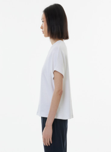 Round neck short sleeves t-shirt in Linen / Organic Cotton