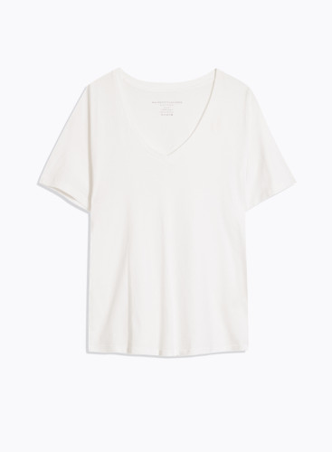 Patty T-Shirt V-Ausschnitt kurze Ärmel aus Silk Touch Baumwolle