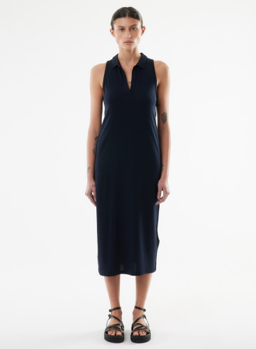 Polo dress in Lyocell / Organic Cotton