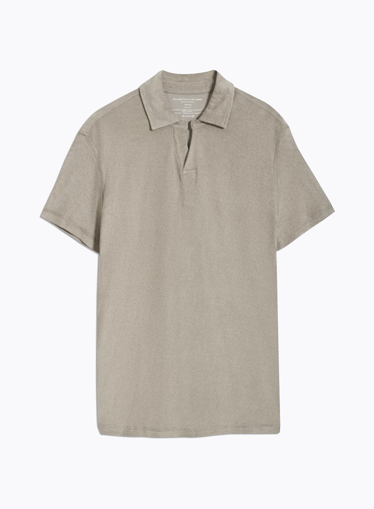 Short sleeves polo in Organic Cotton / Modal