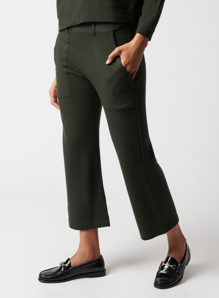 Pants with patch pockets