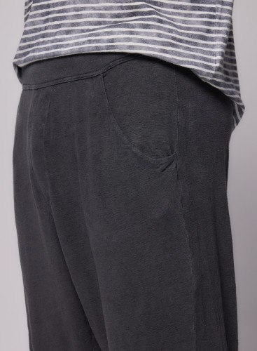 Pants in Linen / Elastane