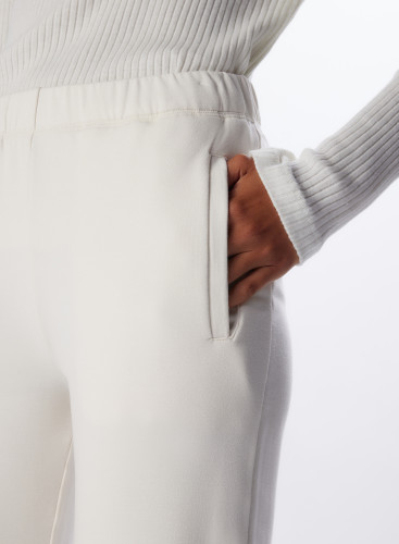 Viscose / Elastane Straight Fleece Pants